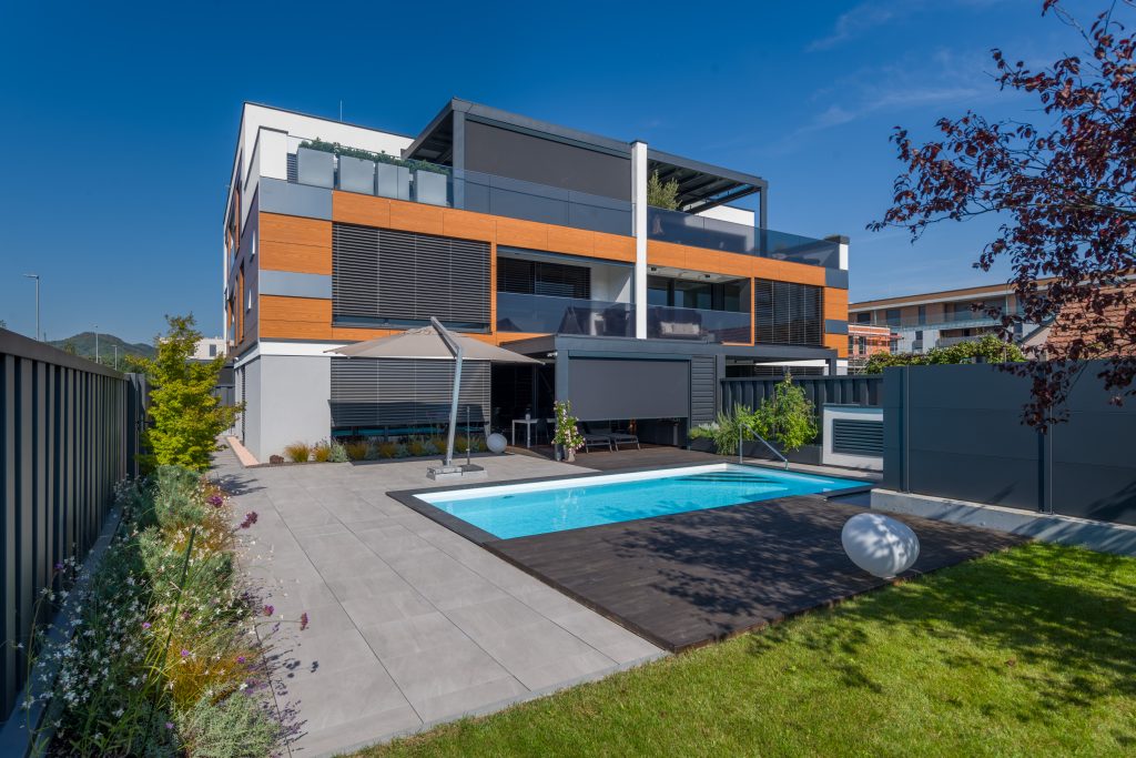 When the view becomes part of the home: thoughtfully designed shading for a contemporary villa block