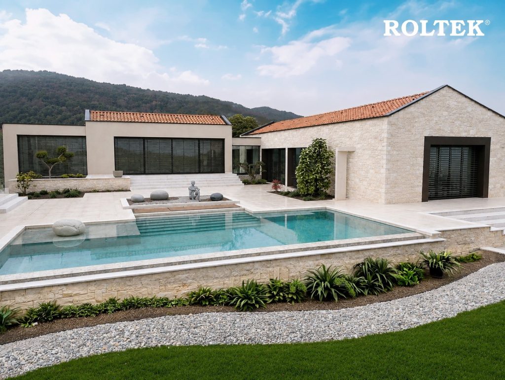 HERO External Venetian Blinds as an Architectural Element of an Istrian Villa